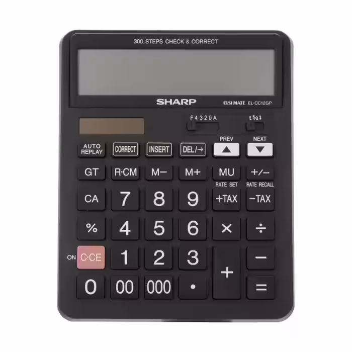 ماشین حساب شارپ - SHARP EL-CC12GP