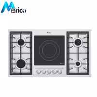 گاز رومیزی بیمکث کد 0026 پنج شعله استیل