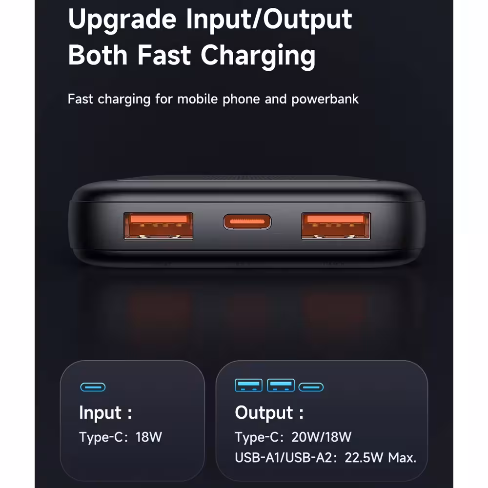 پاوربانک مک دودو مدل MC-388 ظرفیت 10000 میلی آمپر ساعت