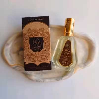 عطر ادکلن احلام العرب برند ارض الزعفران حجم 50 میل
