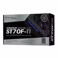 منبع تغذیه کامپیوتر سیلوراستون مدل Strider Gold S SST-ST70F-TI TITANIUM Full Modular