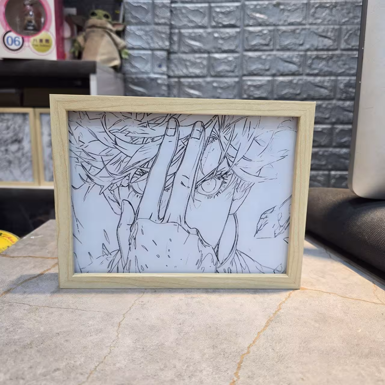 تابلو چراغدار انیمه 14