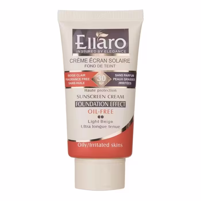 کرم ضد آفتاب رنگی الارو SPF30، رنگ لایت بژ