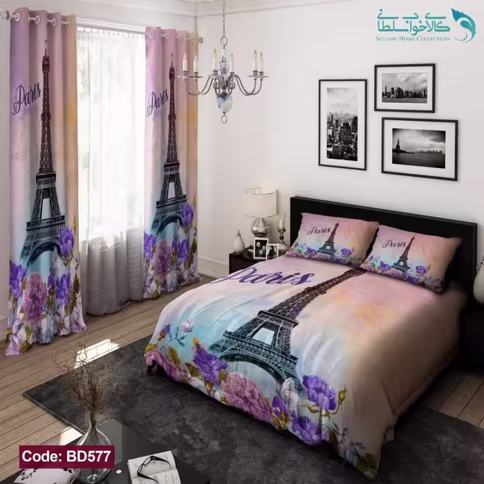 روتختی طرح ایفل دو نفره کد BD577