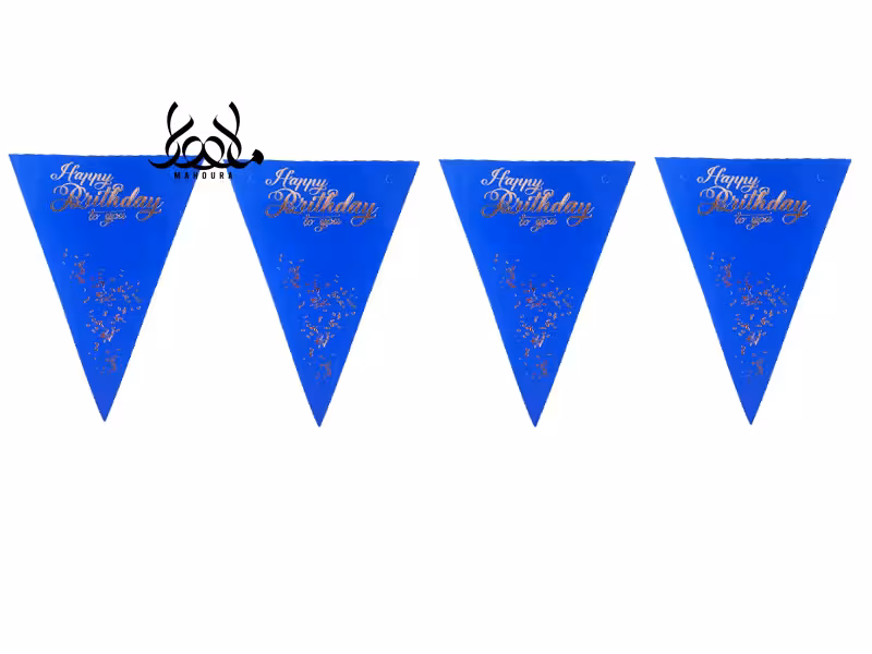 ریسه طلاکوب آبی طلایی 2 مترو نیم