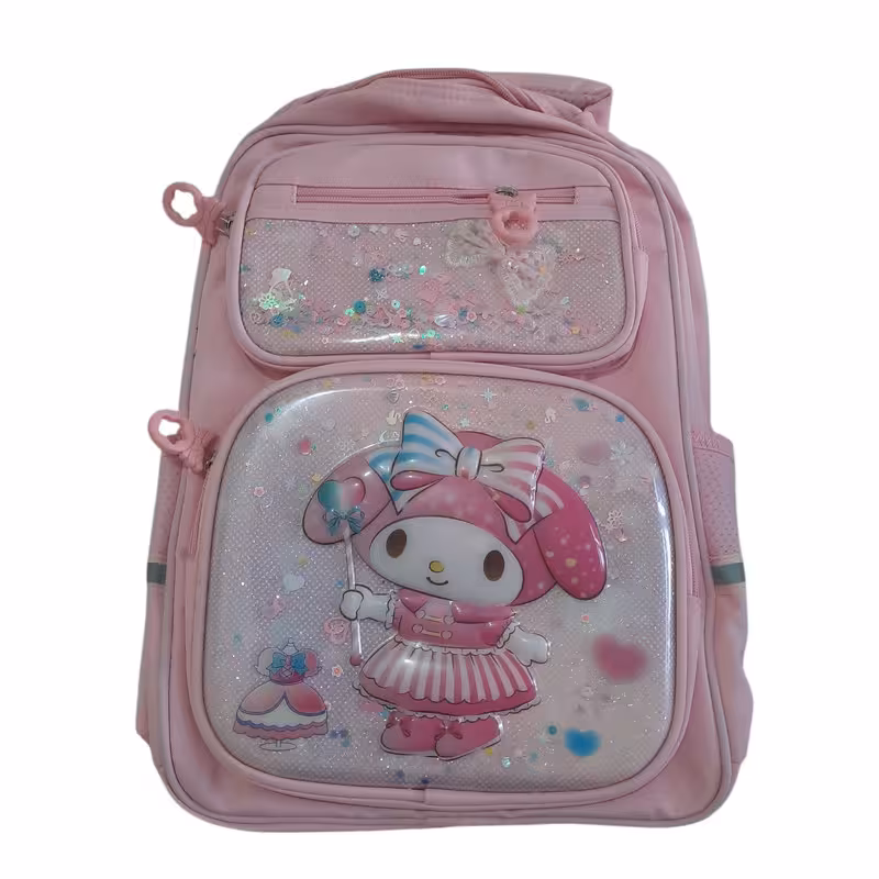 کوله پشتی مدرسه طرح کرومی و دوستان مدل آکواریومی | کالا مکس