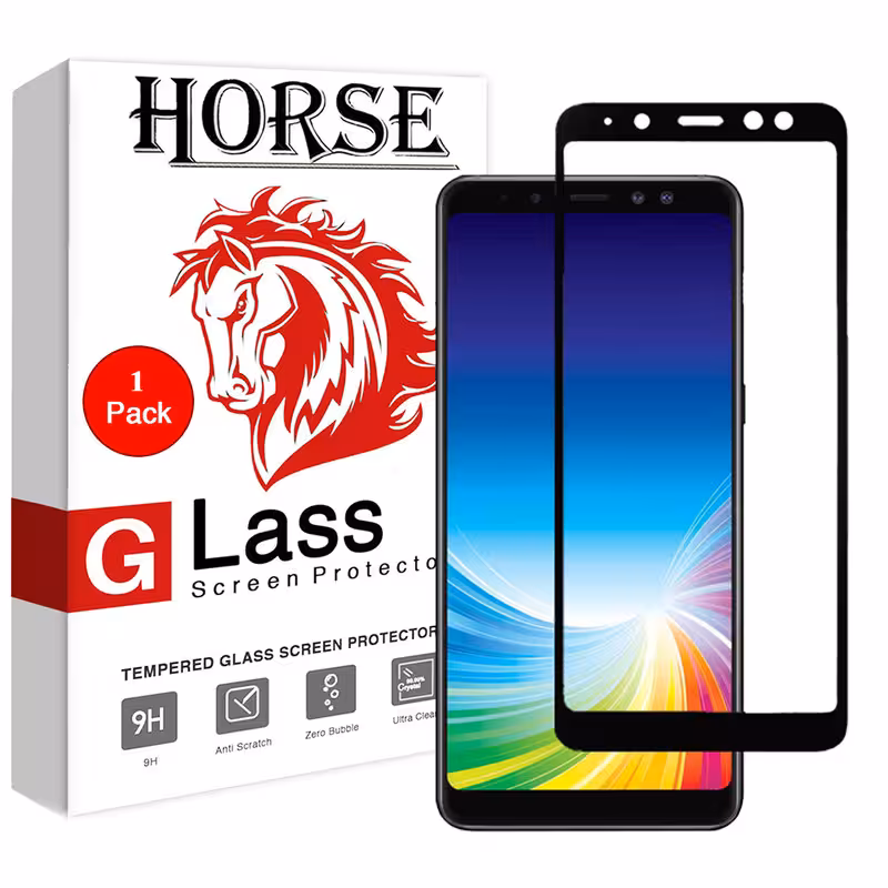 محافظ صفحه نمایش 5D هورس مدل FAG مناسب برای گوشی موبایل سامسونگ Galaxy A8 Plus 2018 | کالا برتری