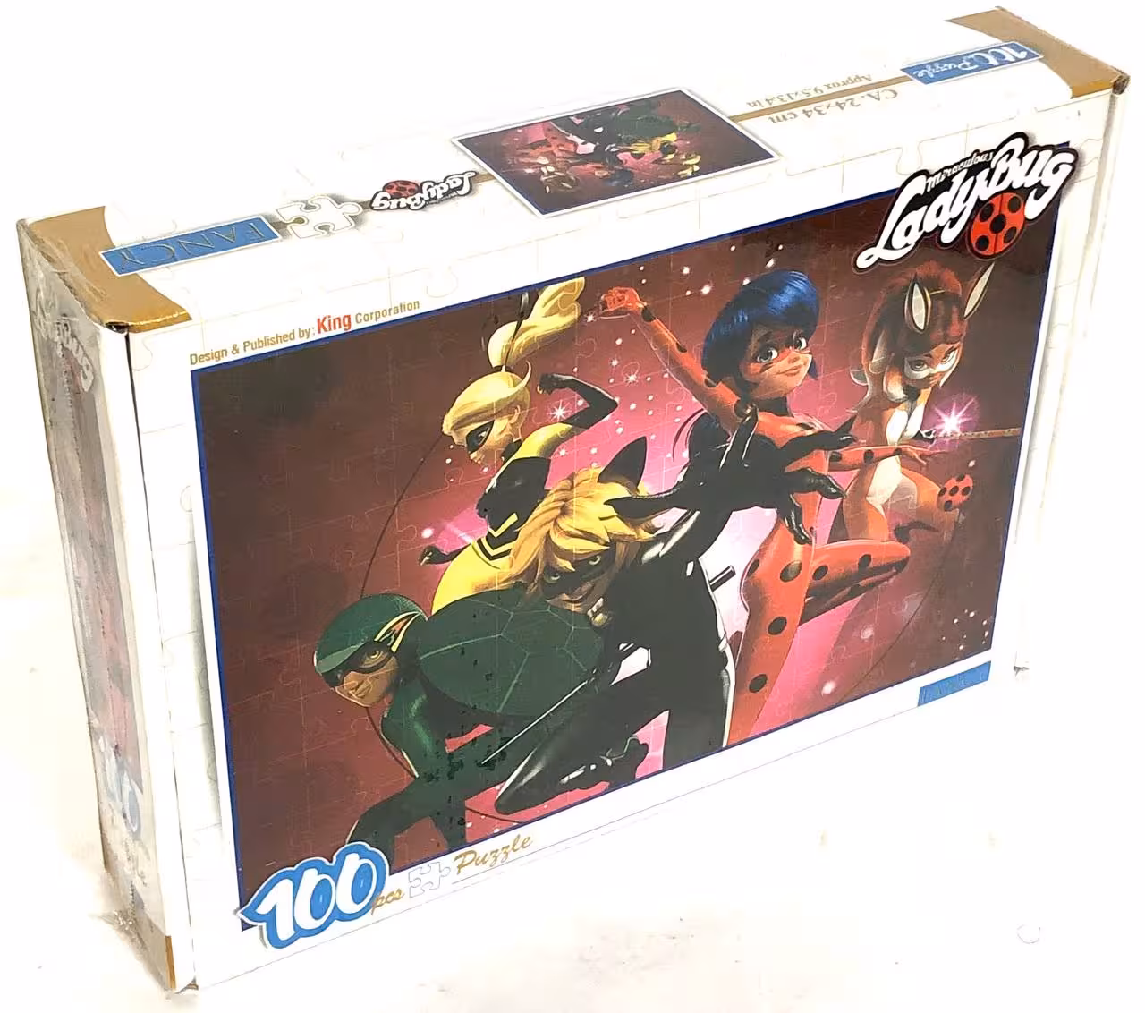 پازل 100 قطعه مدل دختر كفشدوزكي