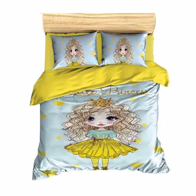 سرویس روتختی یک نفره کارینا مدل سه بعدی 6 تکه کد 1134