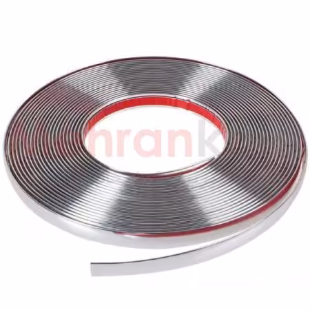 زه لاستیک شیشه خودرو اتوموتیو مدل Chrome Trim سایز 16MM – طول 4 متر