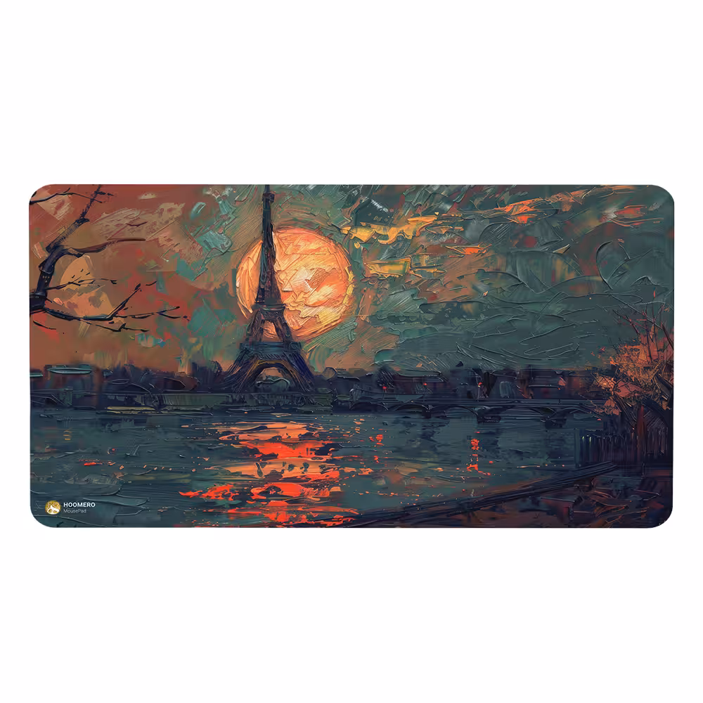 دسک پد هومرو مدل MX2710 طرح نقاشی غروب برج ایفل