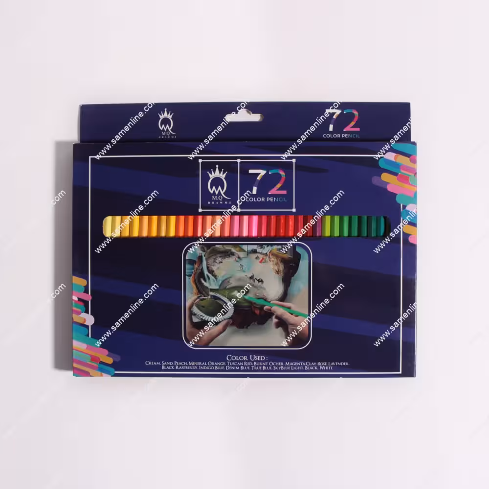 مدادرنگی 72 رنگ ام کیو مدل MQ-00072 gold