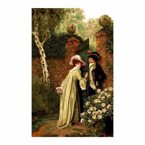 نخ و نقشه فرانسوی طرح عاشقانه کد 24216