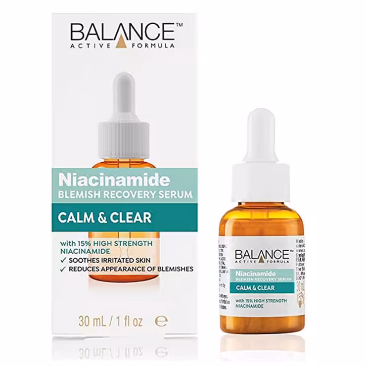 سرم نیاسینامید 15% بالانس ضد جوش و لک، شفاف کننده Balance Niacinamide حجم 30 میل