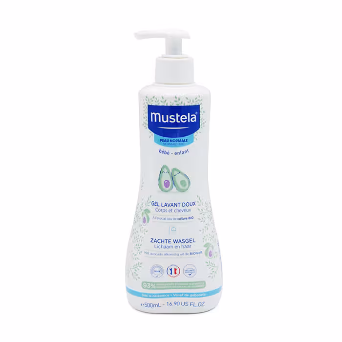 ژل درموکلینزینگ سرو بدن 500 میل موستلا mustela
