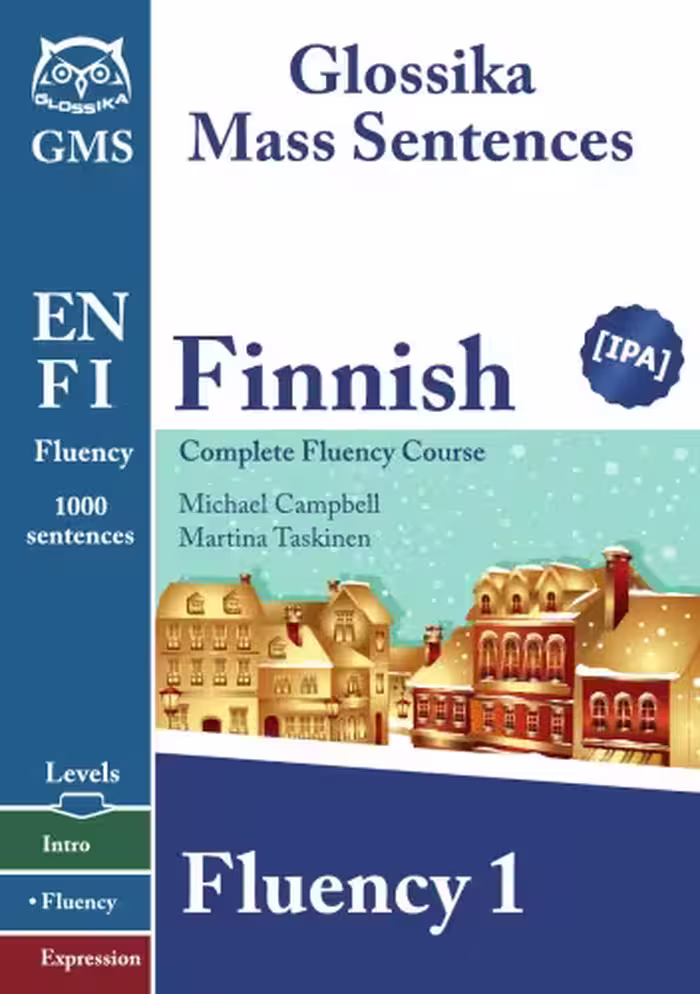 کتاب مکالمه فنلاندی Glossika Mass Sentences Finnish Fluency 1