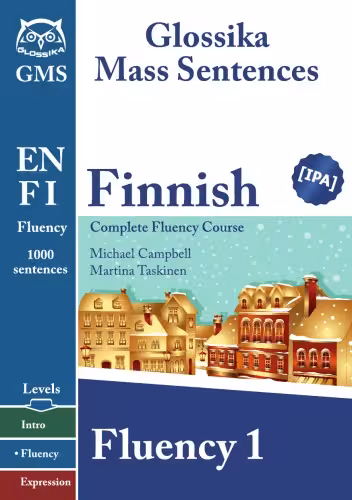 کتاب مکالمه فنلاندی Glossika Mass Sentences Finnish Fluency 1