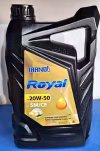 ایرانول رویال 20W50 (چهار لیتری) SM/CF