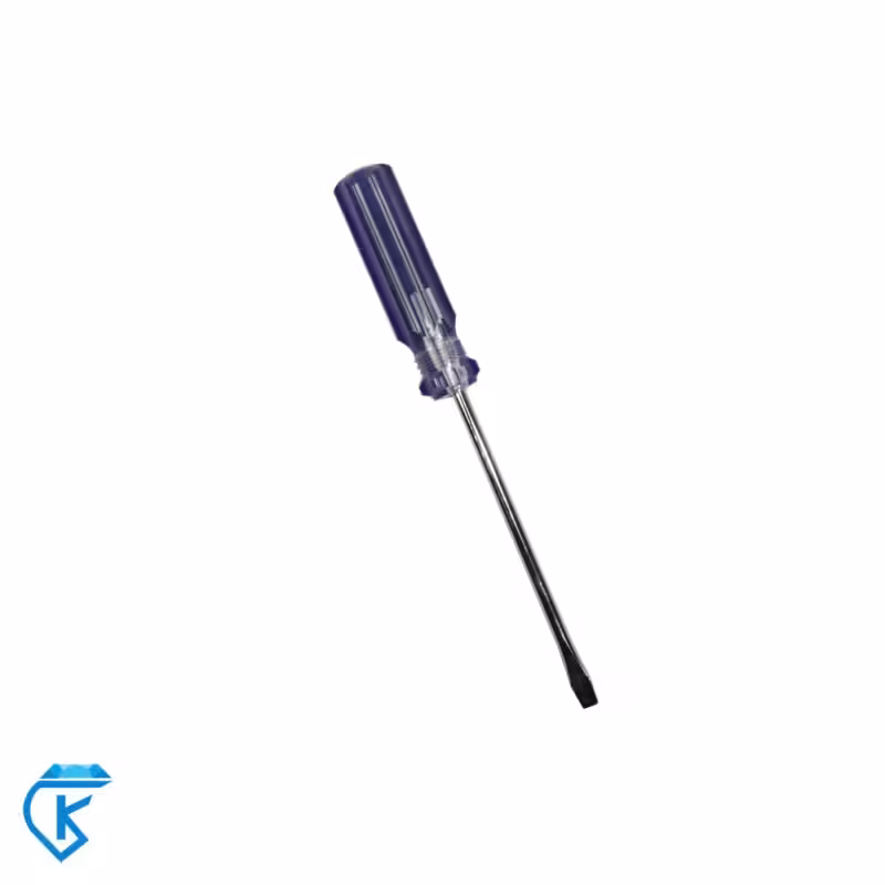 پیچ گوشتی 100*6 دسته کریستالی تخت