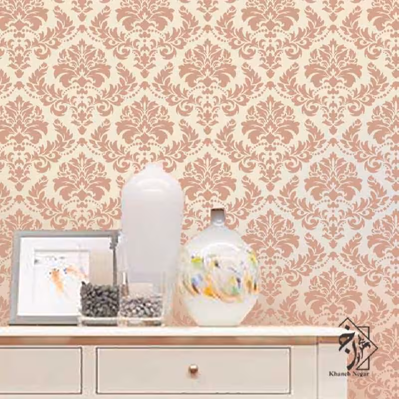 شابلون دیواری داماسک کد 869