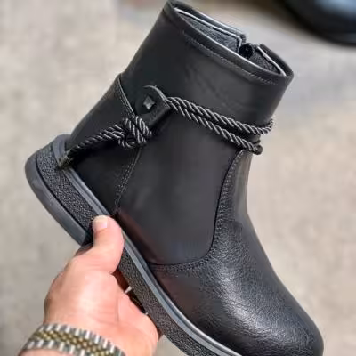 کفش نیم بوت دخترانه جدید شیک استایل فصل 5477