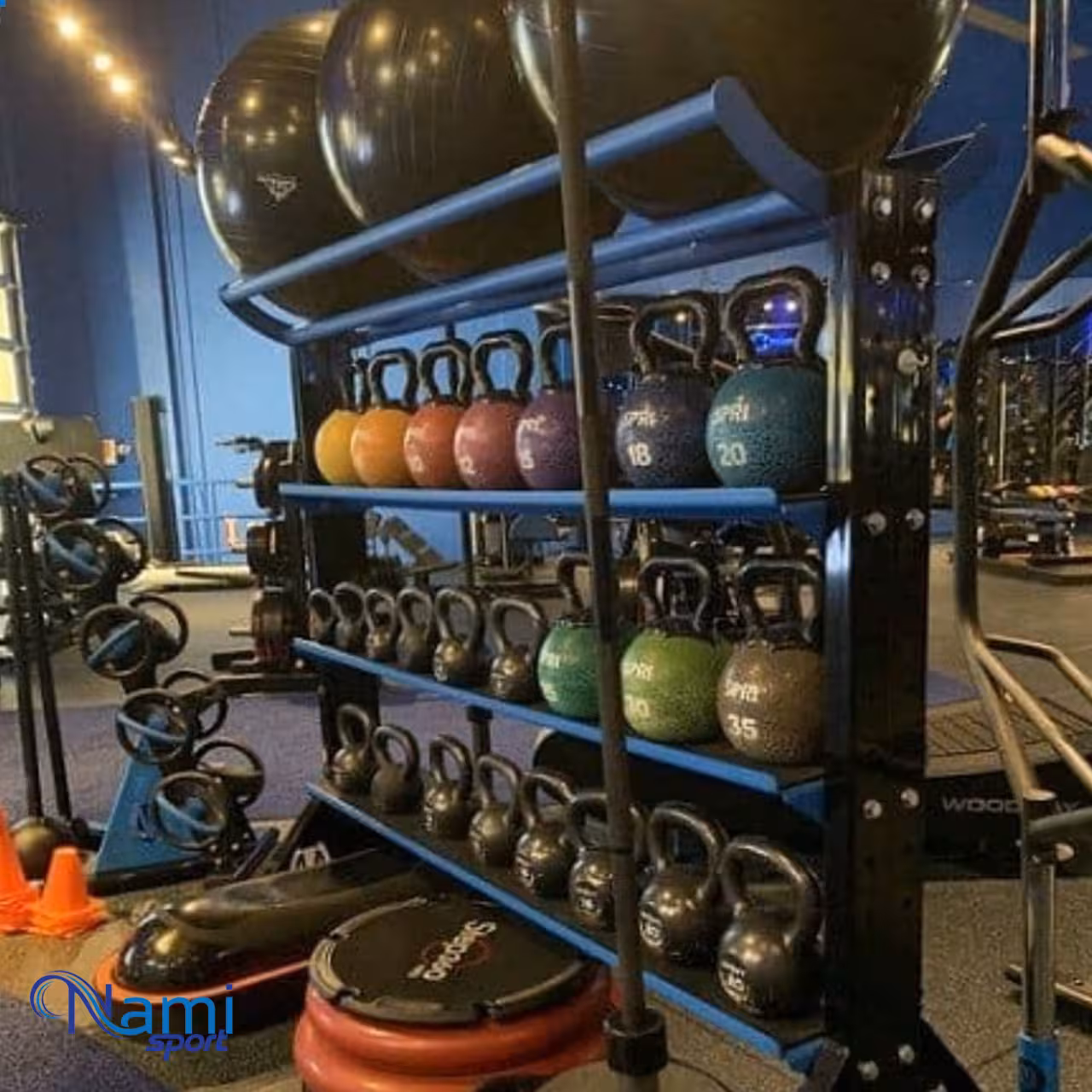 رک دمبل 4 طبقه مدل 4story rack NS006