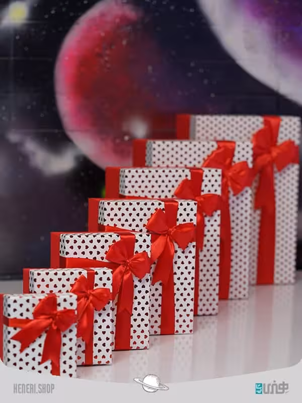 جعبه هدیه قلب هلوگرامی Gift box