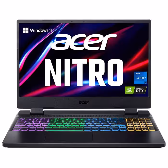 لپ تاپ گیمینگ 15.6 اینچ ایسر Nitro 5 AN515 پردازنده Core i7 12700H رم 32GB حافظه 1TB SSD گرافیک 4GB RTX 3050