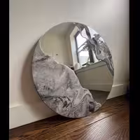 آینه رزینی طرح موج قطر 60