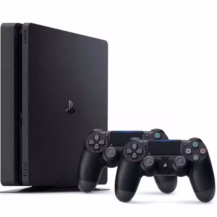 Ps4 slim 500 کپی خور دو دسته  کارکرده