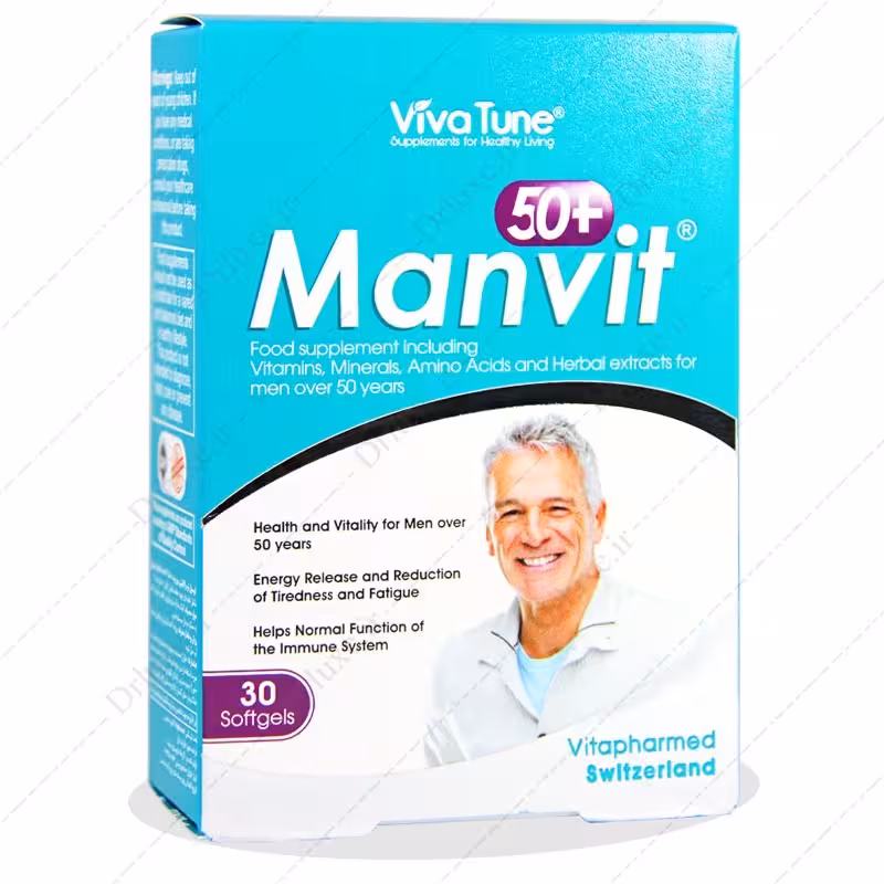 قیمت و خرید کپسول مولتی ویتامین   50 سال آقایان ویوا تیون 30 عددی - دکتر لوکس