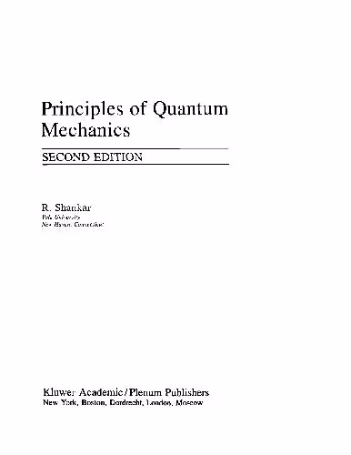 خرید و دانلود نسخه کامل کتاب Principles of Quantum Mechanics