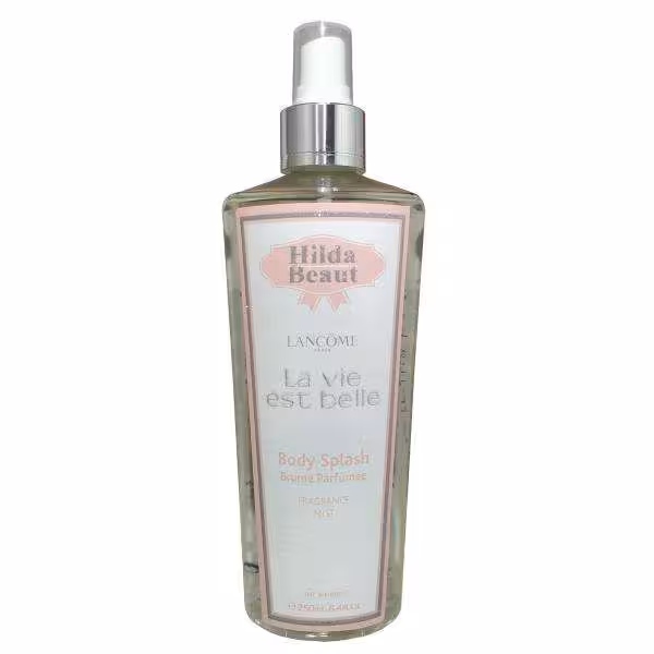 بادی اسپلش هیلدا بیوت مدل لانکوم لا ویه است بله HILDA BEAUT LA VIE EST BELLE LANCOME BODY SPLASH حجم 250 میلی لیتر