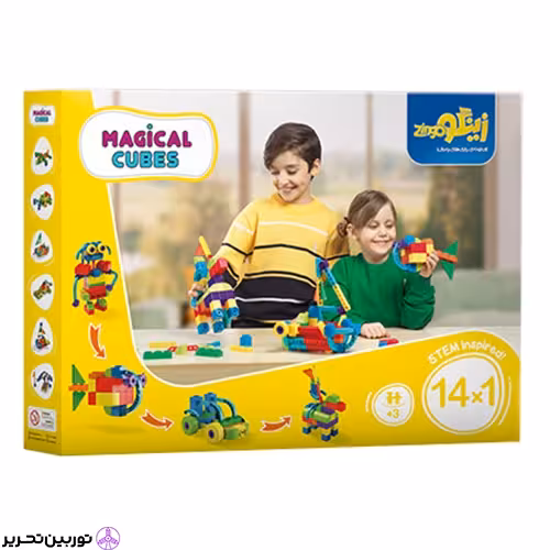 ساختنی زینگو مدل مکعب های جادویی 110 قطعه