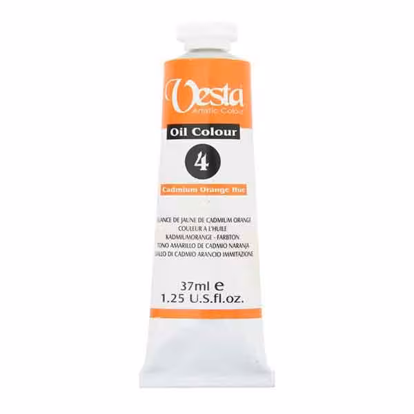 رنگ روغن وستا Cadmium Orange Hue 4