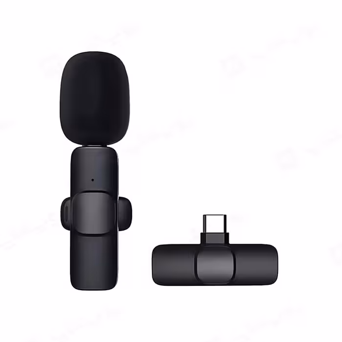 میکروفن یقه ای بی سیم تایپ C مدل K8