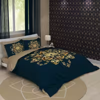 سرویس لحاف روتختی ترکسان کد D213 دو نفره 6 تکه