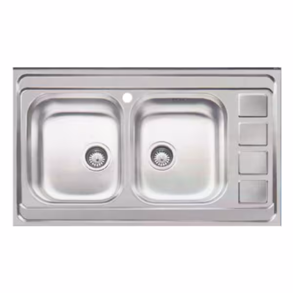 سینک ظرفشویی اخوان مدل 372S روکار باکسی