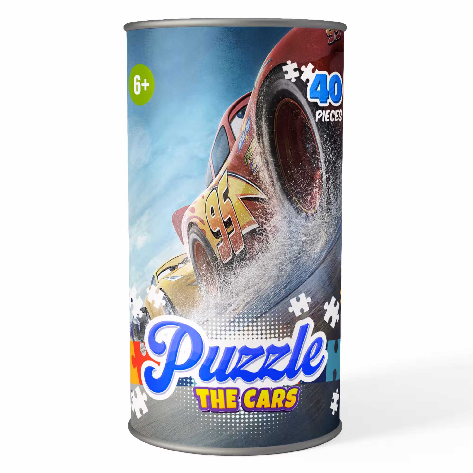 پازل 40 تکه کارتون ماشین ها