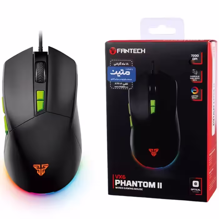 موس فنتک مدلFANTECH-VX 6
