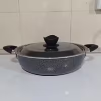 تابه دو دسته گرانیتی سایز 30 افسون سربی با ضمانت 12 ماهه ارسال رایگان