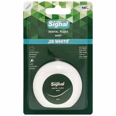 نخ دندان سیگنال Signal مدل 3D WHITE طول 50 متر