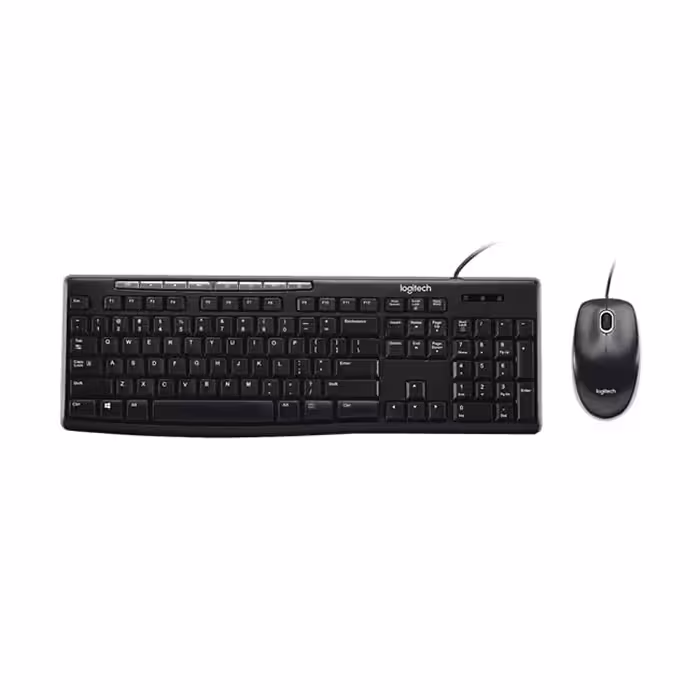کیبورد و ماوس با سیم لاجیتک مدل Logitech MK200