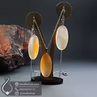 گردنبند و گوشواره عقیق طبیعی زیبا مدل سپیده _ کد 400981