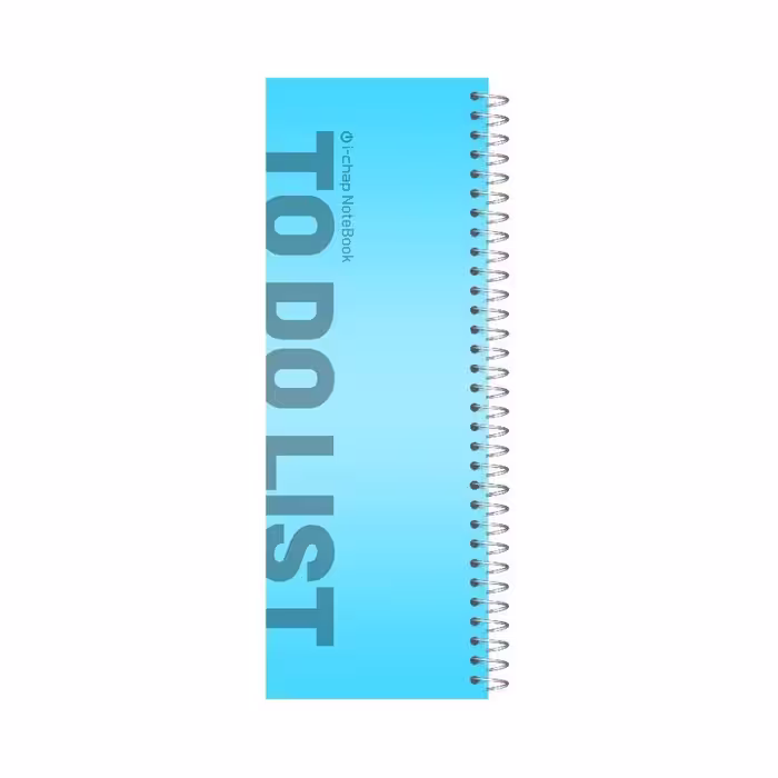 دفترچه یادداشت 80 برگ آی چاپ مدل to do list طرح minimal کد 501 آبی
