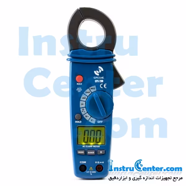 آمپرمتر چنگکی/کلمپیAC/DC دیجیتالی True RMS مدلGPS-232 ساخت GPS