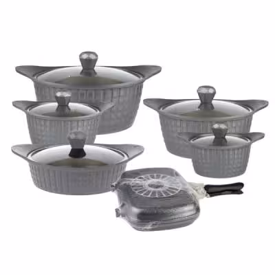 سرویس پخت و پز 12 پارچه یونیک مدل نگینی