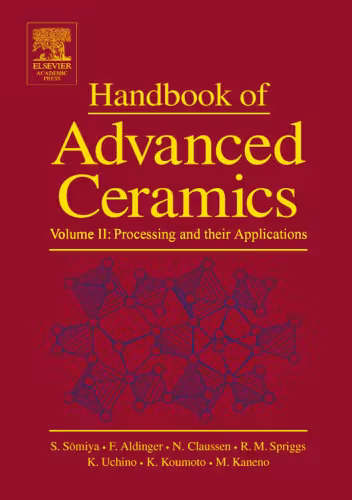 خرید و دانلود نسخه کامل کتاب Handbook of Advanced Ceramics: Materials, Applications, Processing and Properties