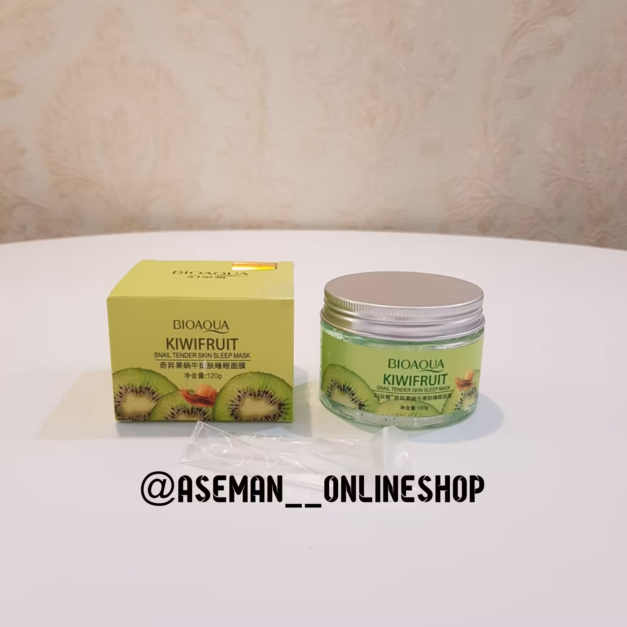 ماسک خواب کیوی بیوآکوا اورجینال حاوی ترشحال حلزون کنترل چربی پوست سرشار از ویتامین C