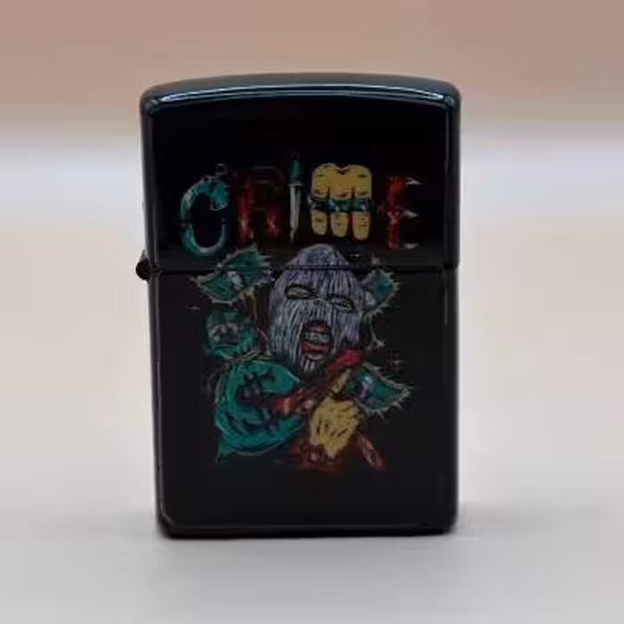 فندک زیپو بنزینی مدل ماسک